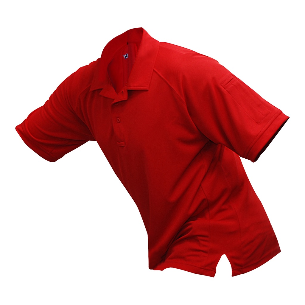 VERTX COLDBLACK S/S POLO RED 2XL