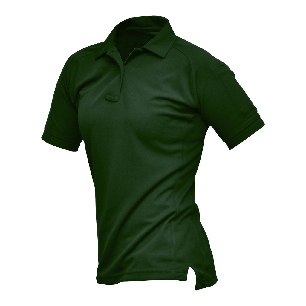 VERTX COLDBLACK WMN S/S POLO GRN MED