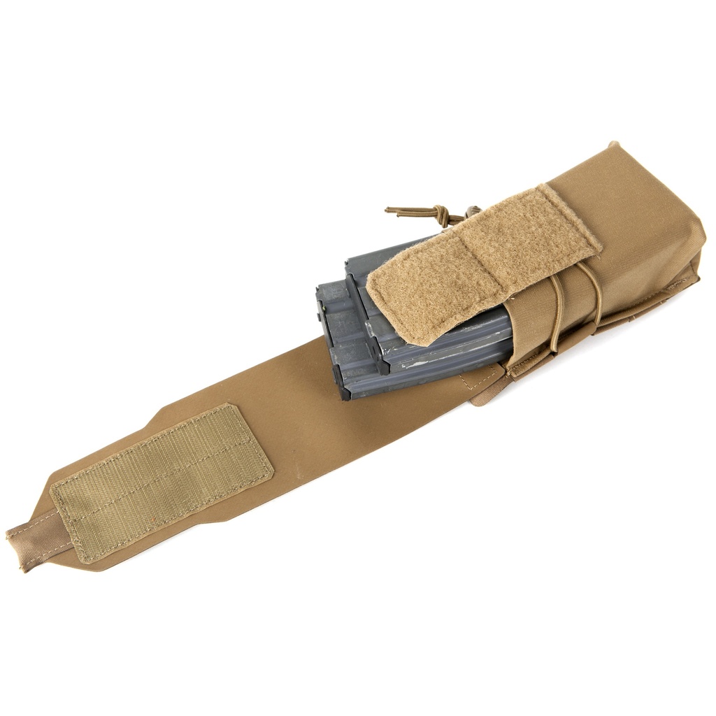 BL FORCE DBL M4 MAG POUCH FLAP CB