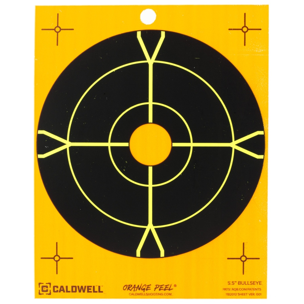 CALDWELL BULLSEYE TRGT 5.5" 25PK