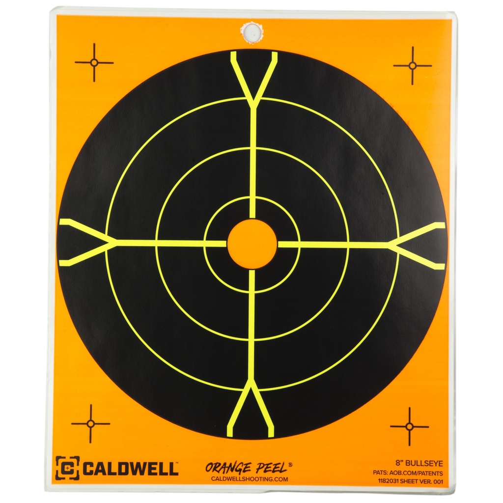 CALDWELL BULLSEYE TRGT 8" 25PK