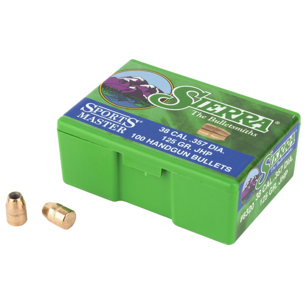 SIERRA SPORTSMASTER .38 125GR 100 CT