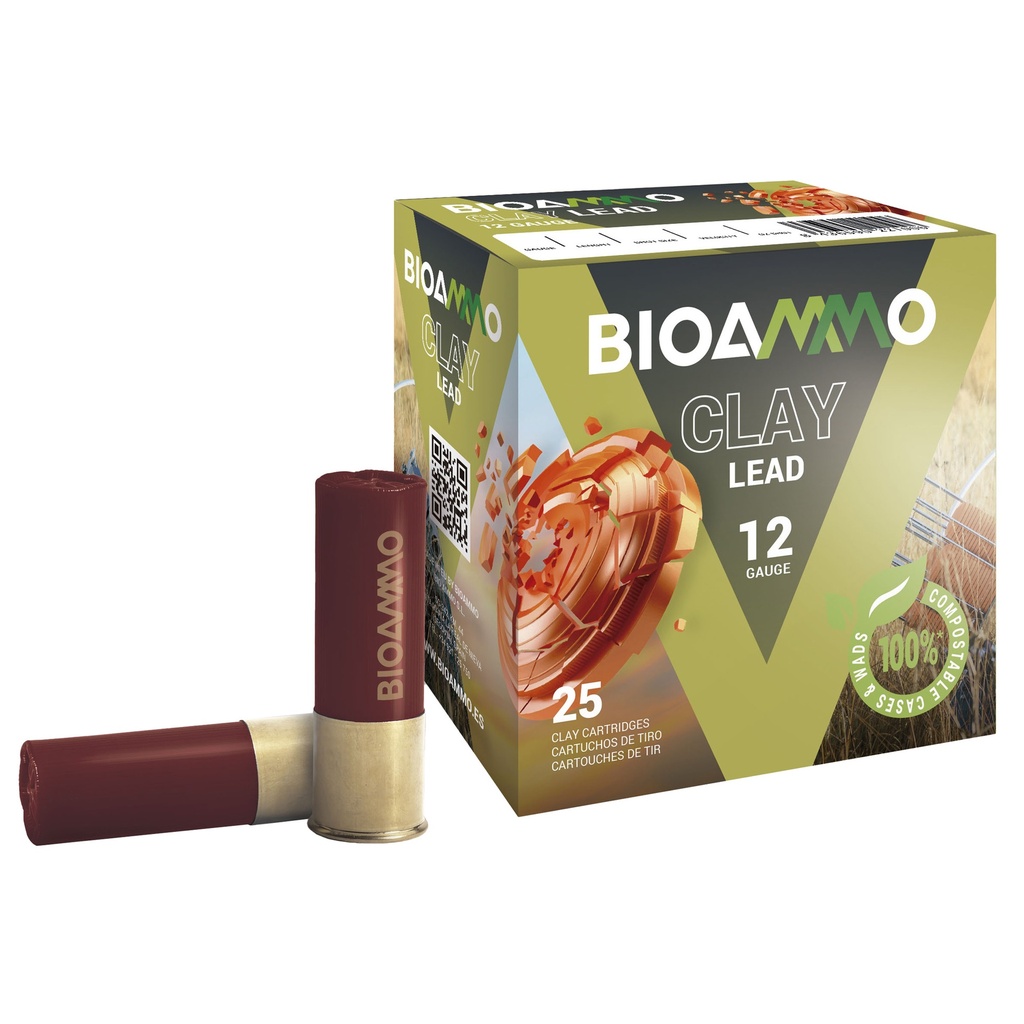 WIN BIOAMMO 12GA 2.75" #8 25/250