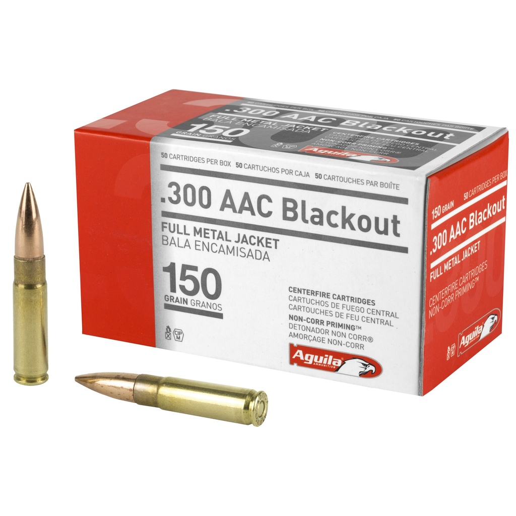 AGUILA 300BLK 150GR FMJ 50/1000