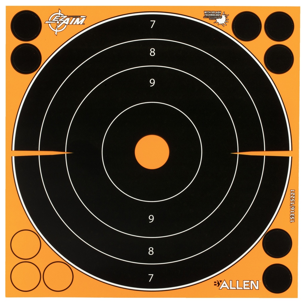 ALLEN EZ AIM 8"X8" BULLSEYE 30PK