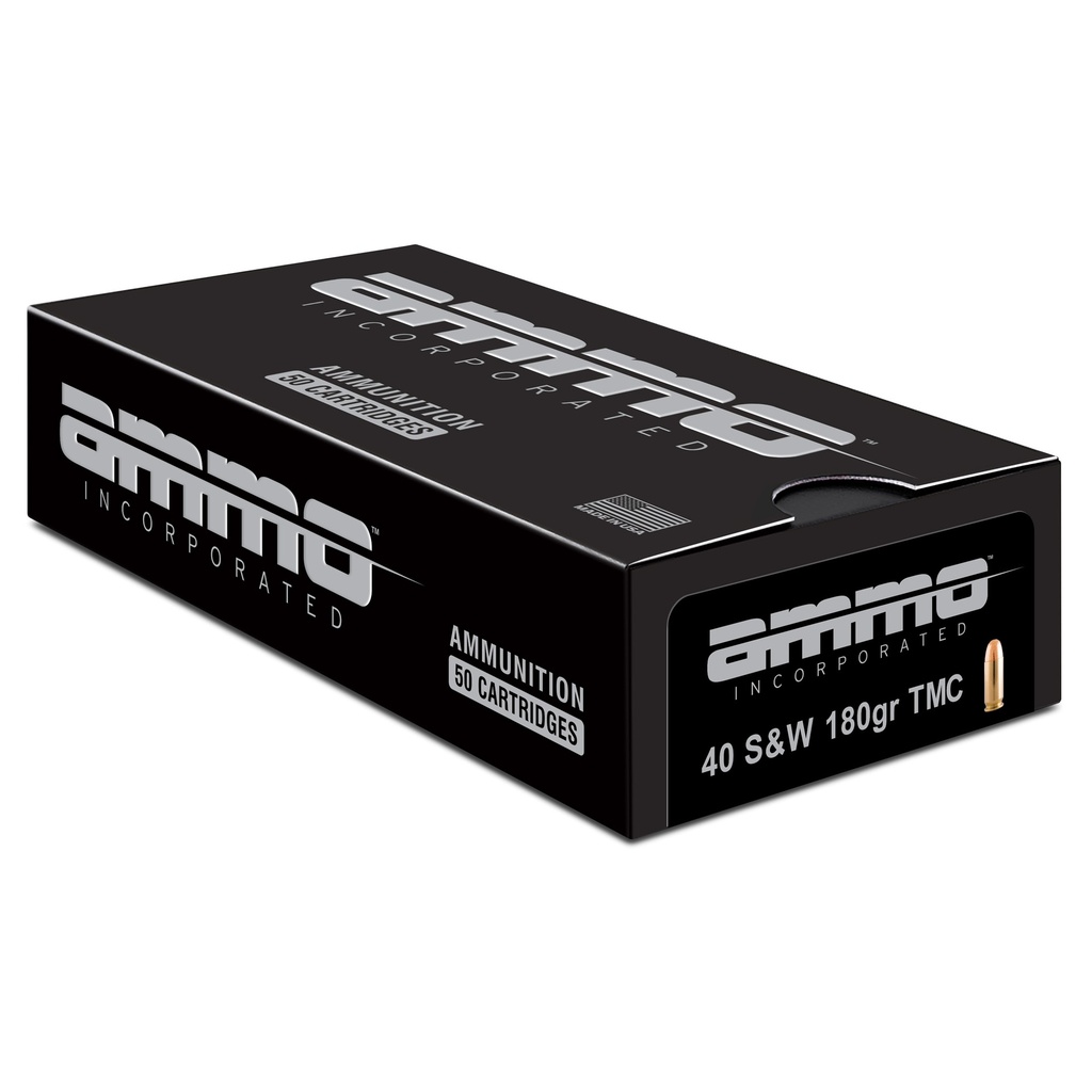 AMMO INC 40 S&W 180GR TMC 50/1000