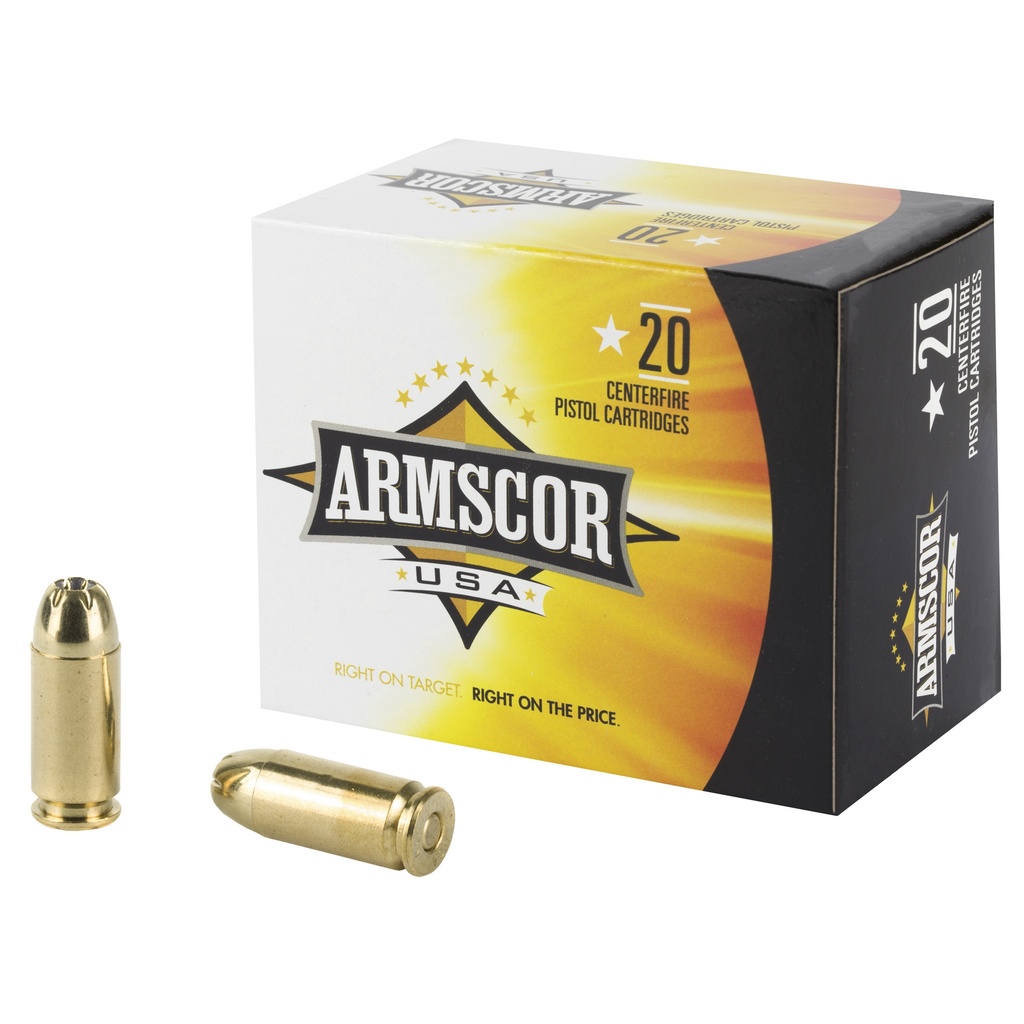 ARMSCOR 40S&W 180GR JHP 20/500