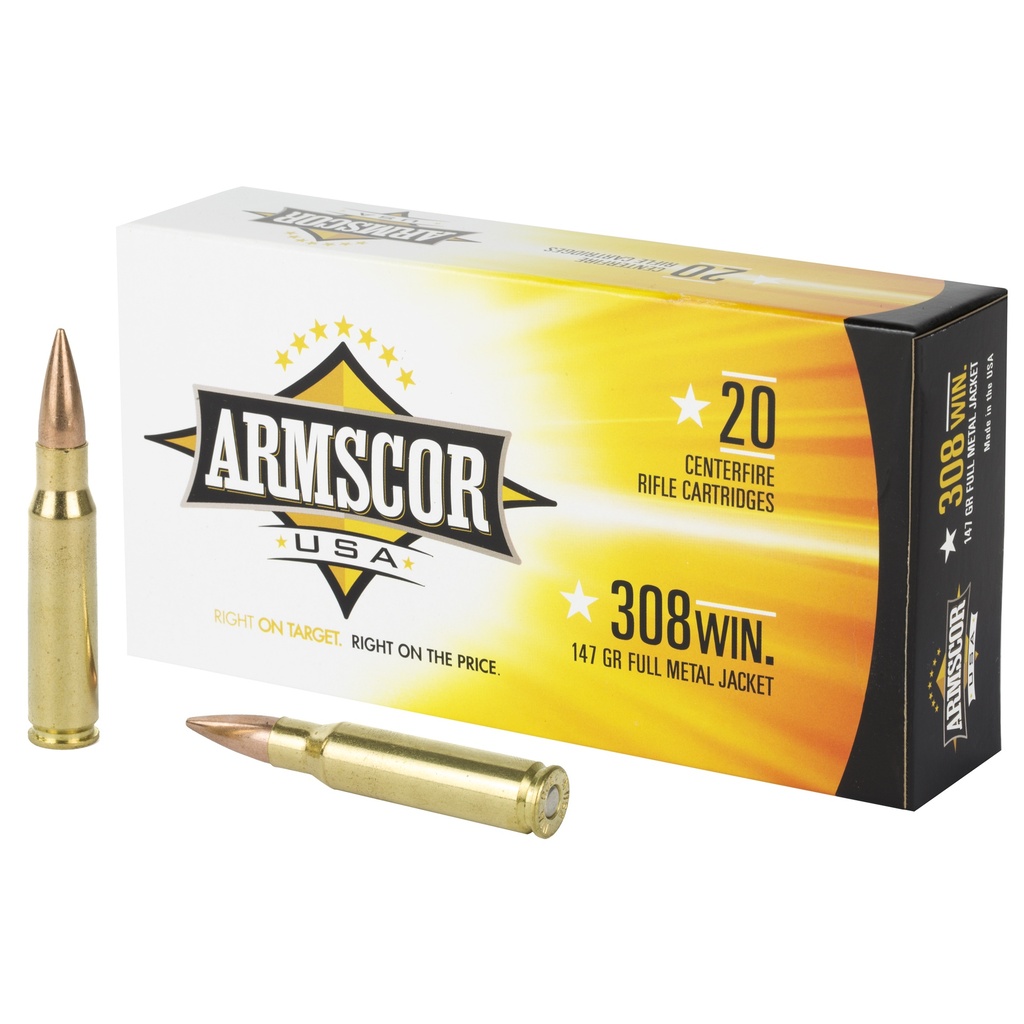 ARMSCOR 308WIN 147GR FMJ 20/200