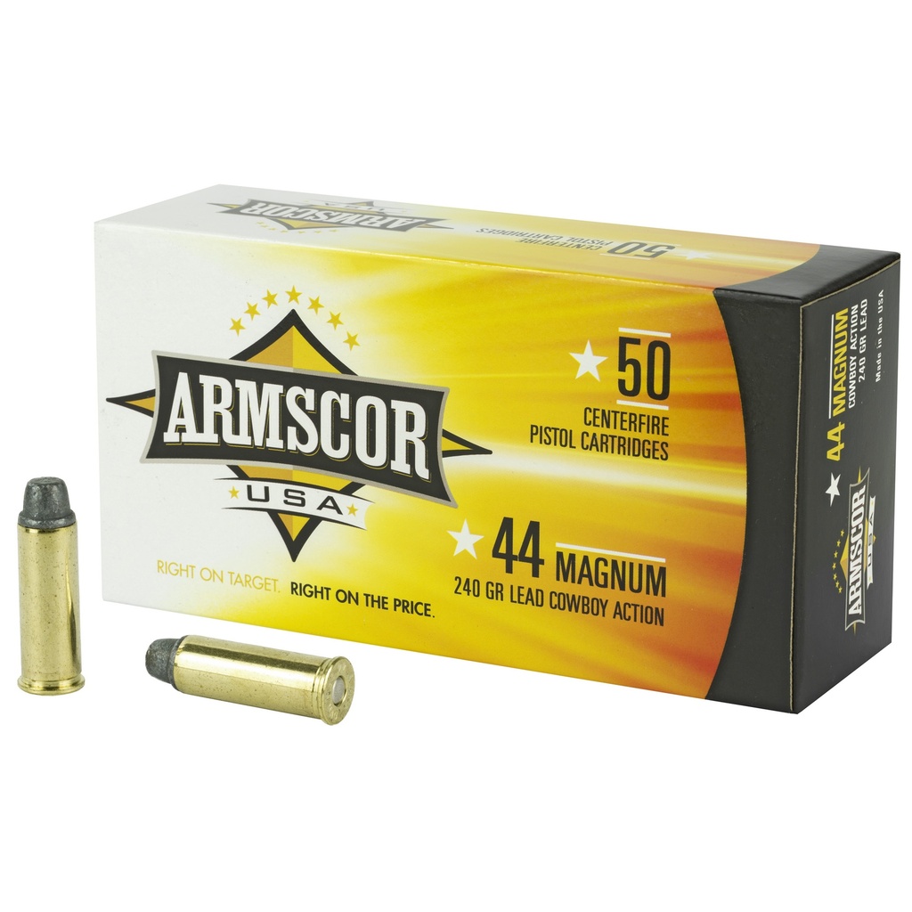 ARMSCOR 44MAG 240GR SWC 50/400