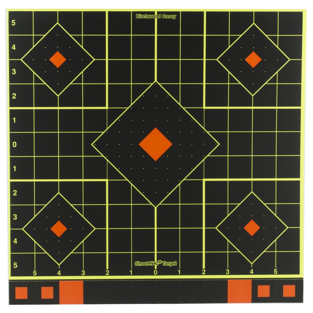 B/C SHT-N-C 12" SIGHT-IN TRGT 5PK