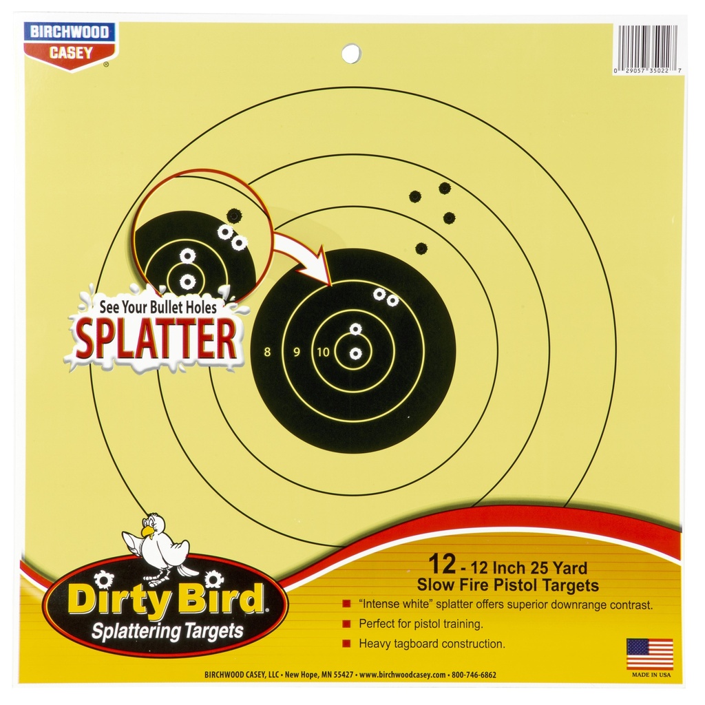 B/C DIRTY BIRD 25YD PISTOL 12-12"