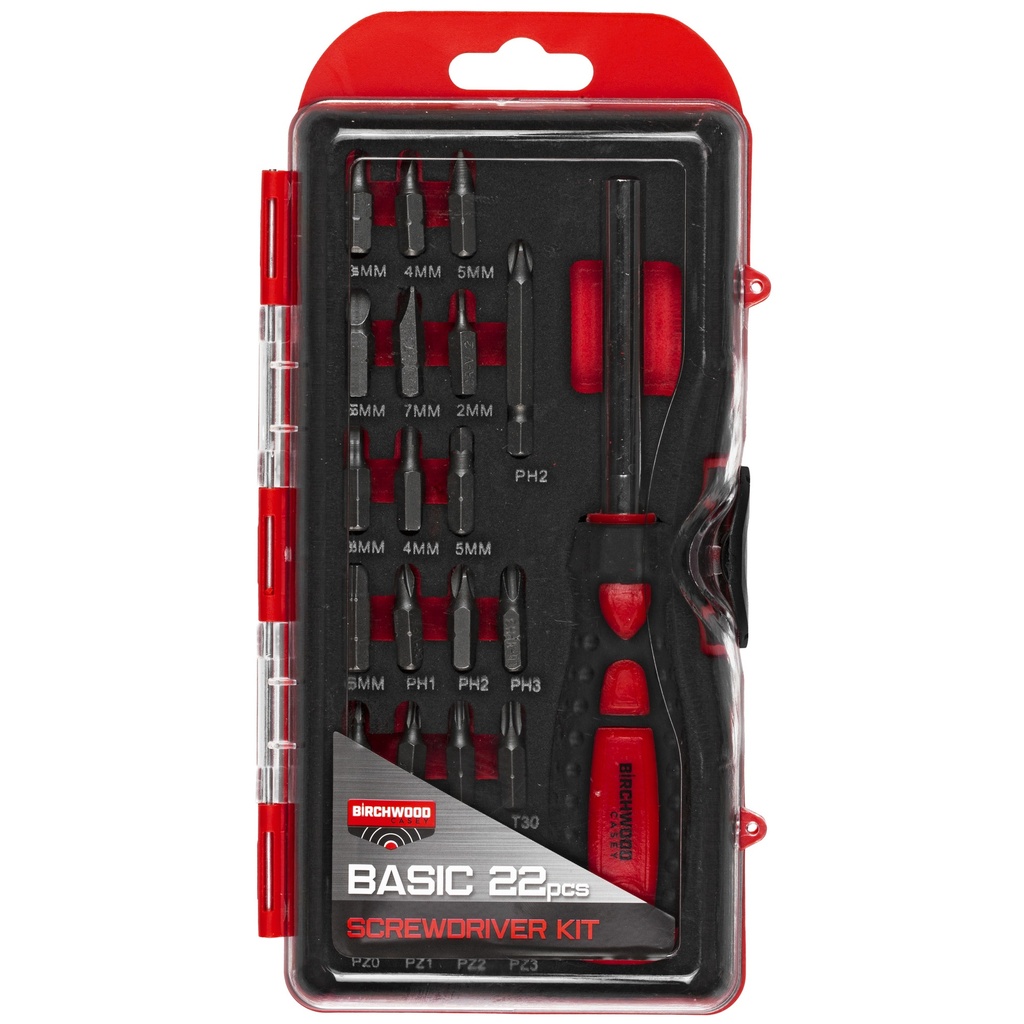 B/C BASIC SCREWDRIVER SET 22 PIECE