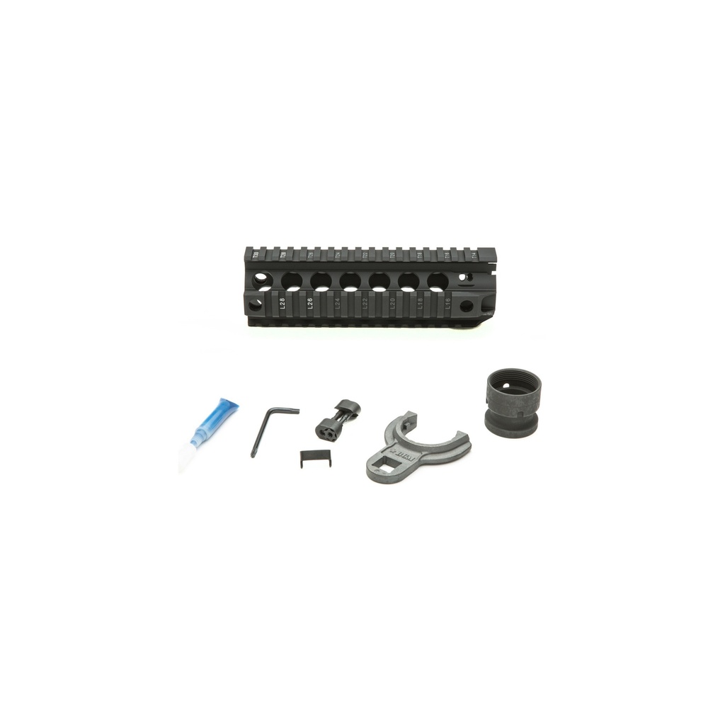 BCM GUNFTR QUAD RAIL 556 7" BLK