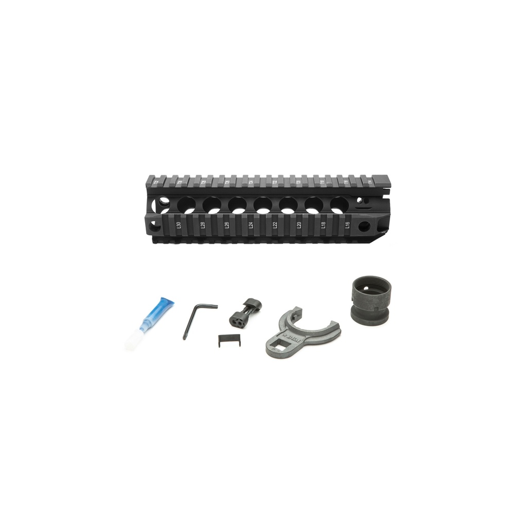 BCM GUNFTR QUAD RAIL 556 8" BLK