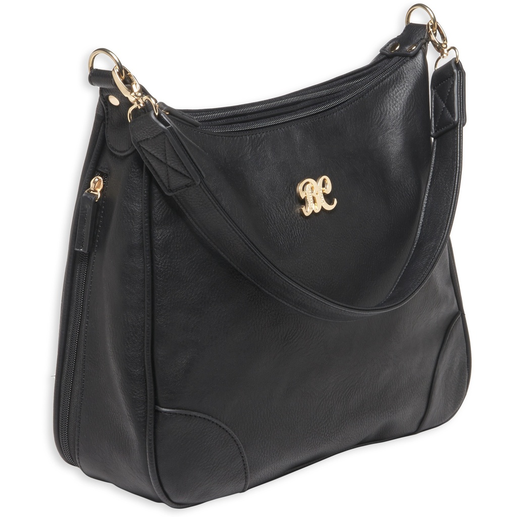 BULLDOG HOBO STYLE PURSE W/HLSTR BLK