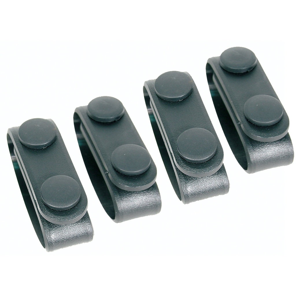 BH MOLDED BLT KEEPERS (4) BLK