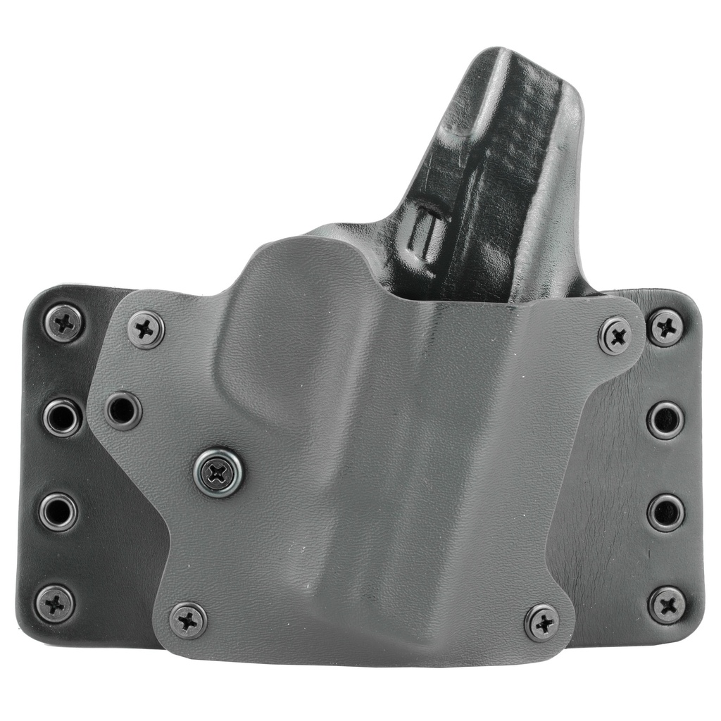 BLK PNT LTHR WING S&W SHIELD RH BLK