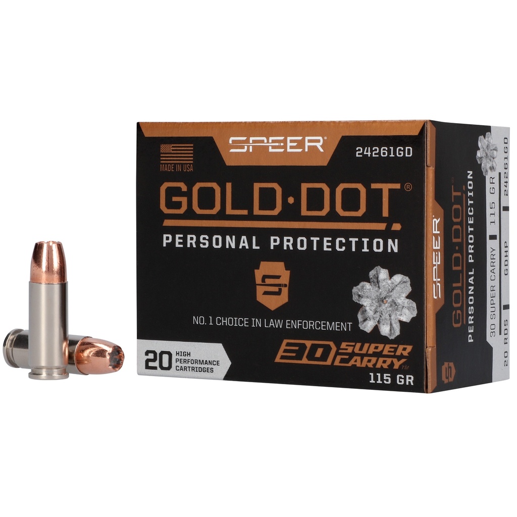 SPR GOLD DOT 30SC 115GR HP 20/200