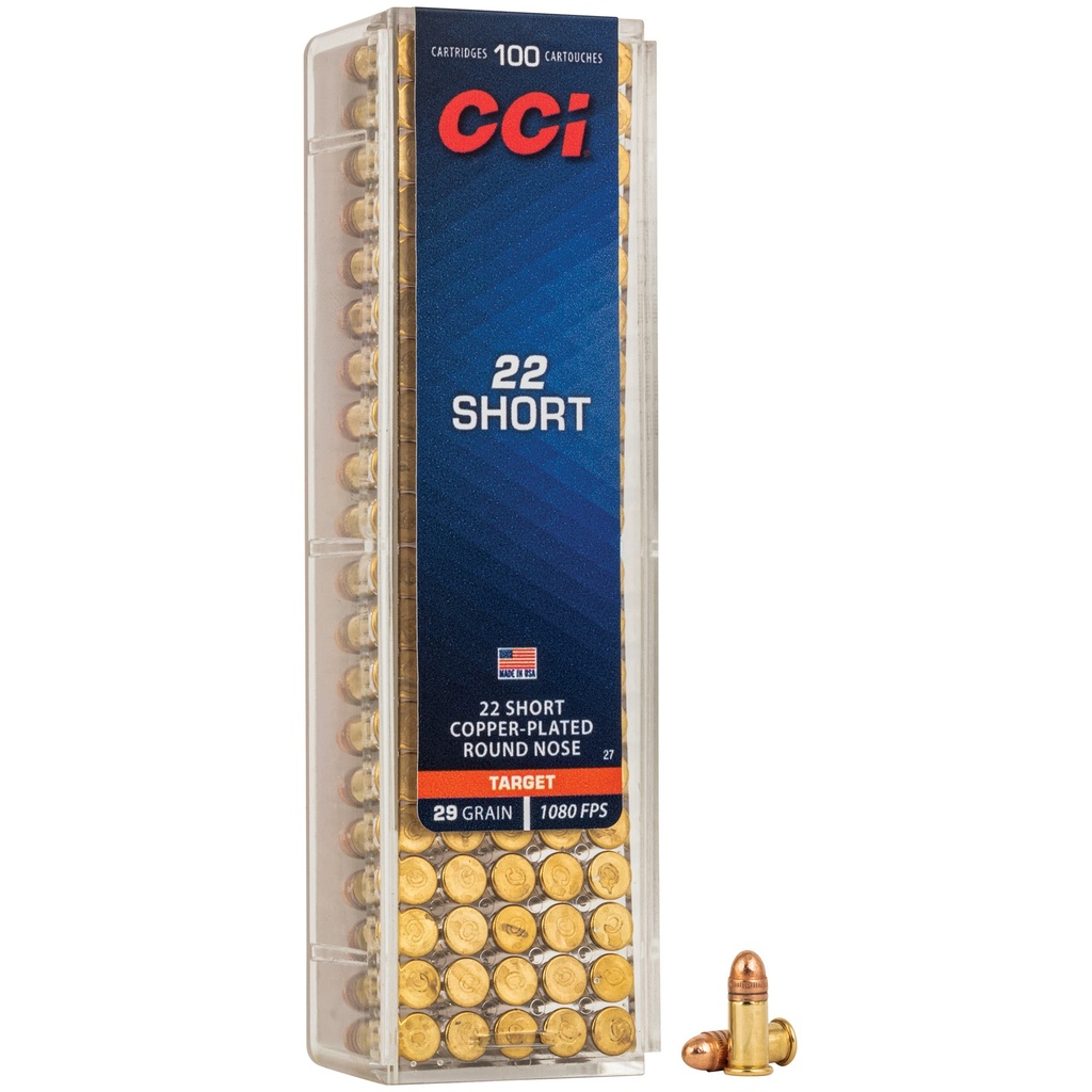 CCI 22 SHORT AMMO 100/5000