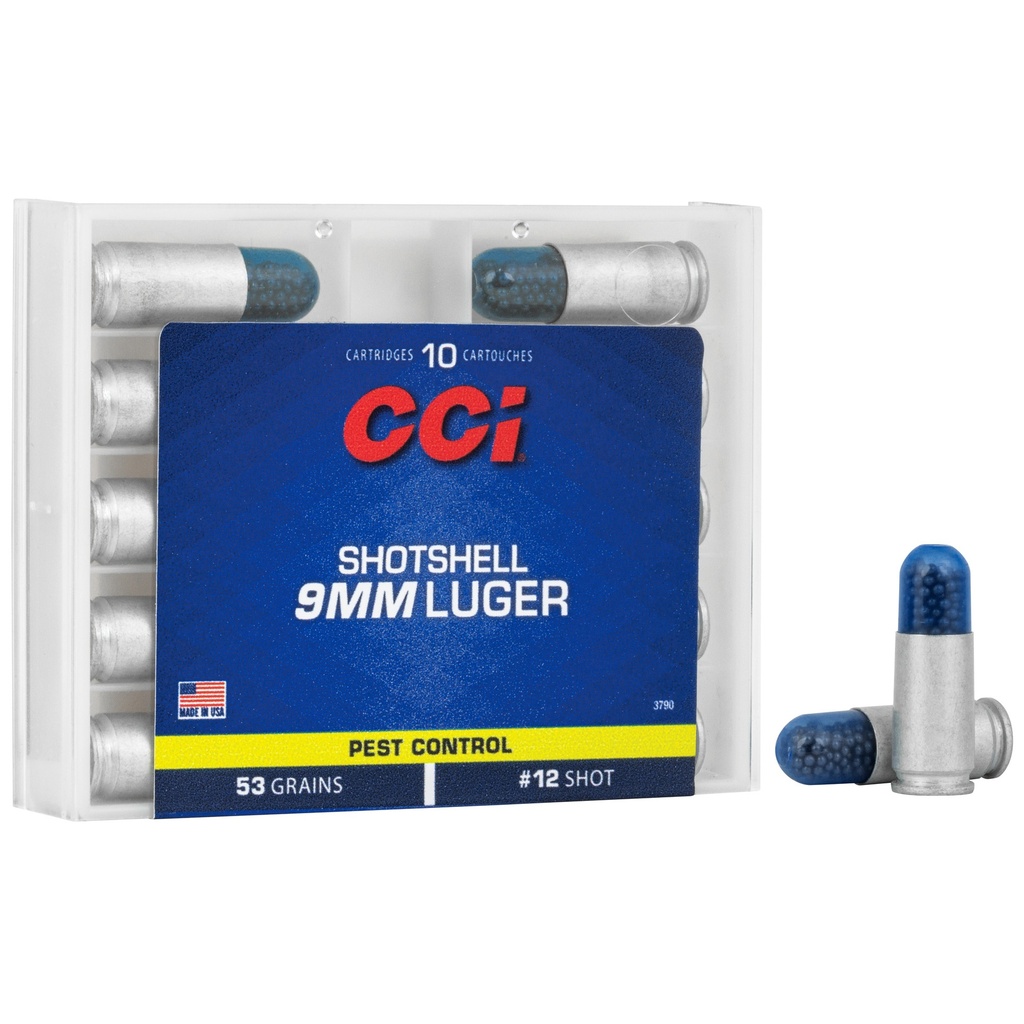 CCI 9MM #12 SHOTSHELL 10/200