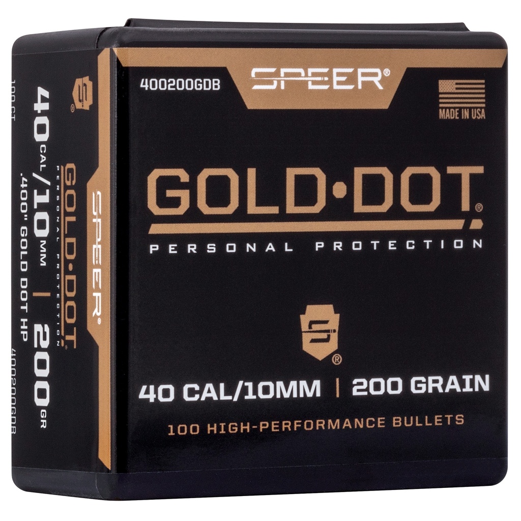 SPR GOLD DOT .400 200GR HP 100CT