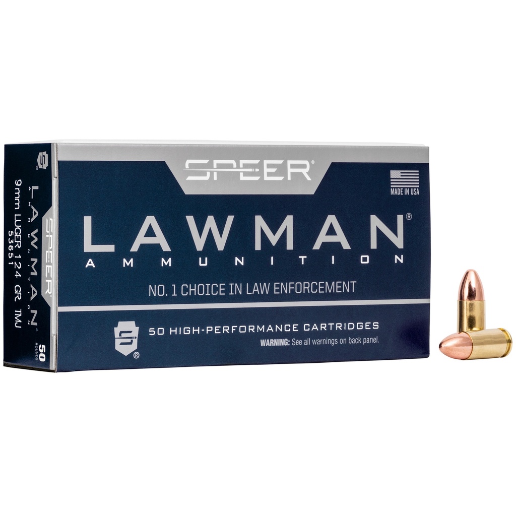 SPR LAWMAN 9MM 124GR TMJ 50/1000