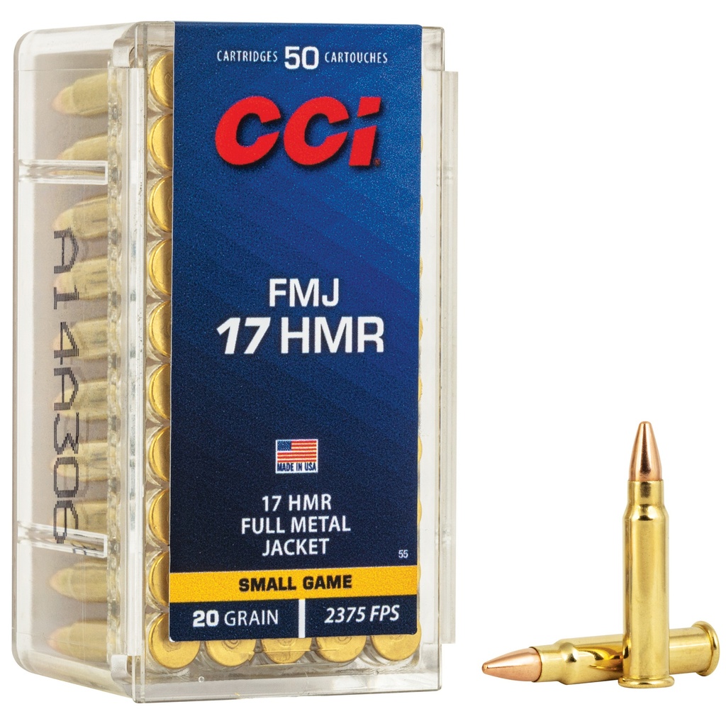 CCI 17HMR 20GR FMJ 50/2000