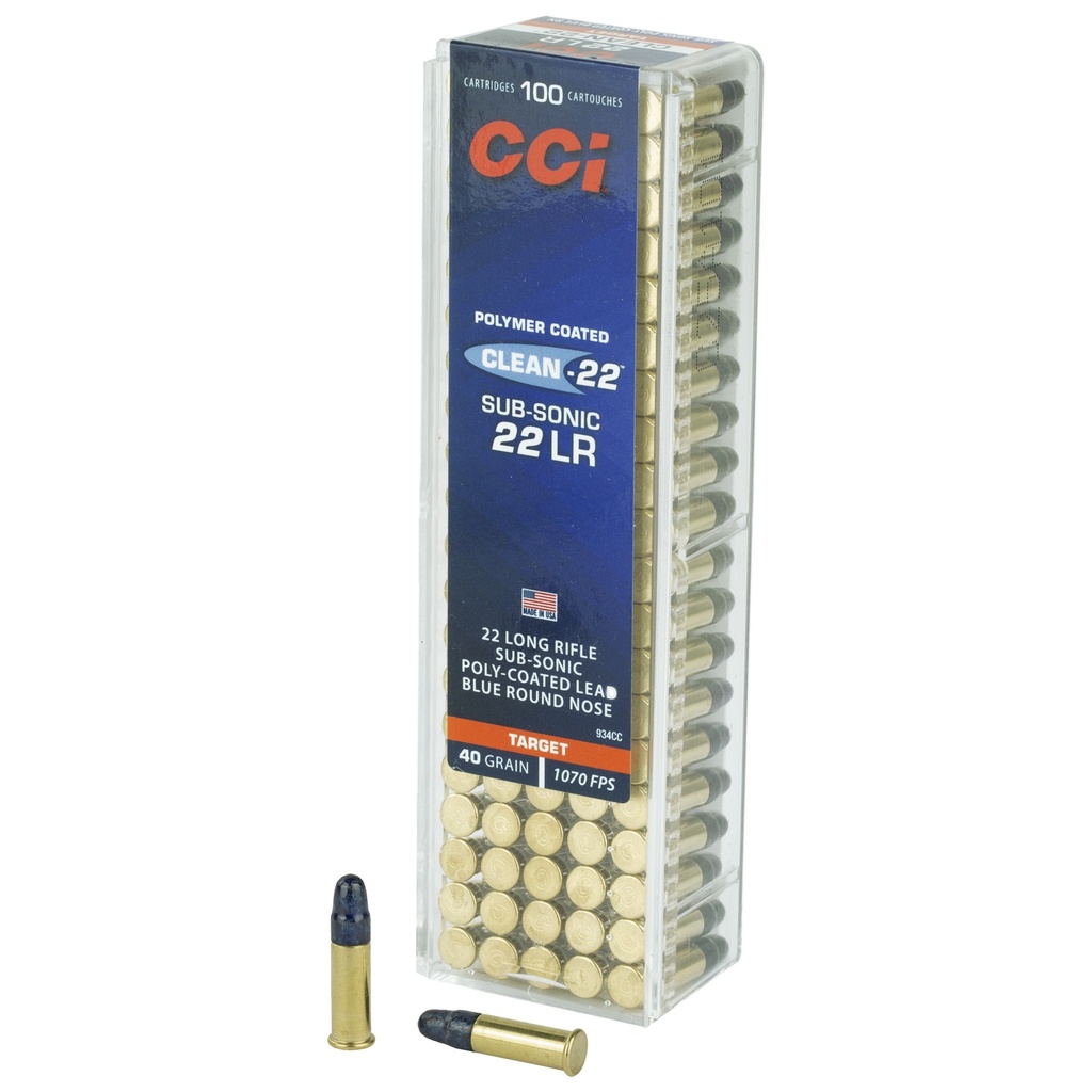 CCI 22LR SUB 40GR LRN BLUE 100/5000