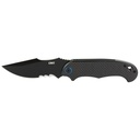 CRKT P.S.D. BLACK W/VEFF SERRA 3.63"