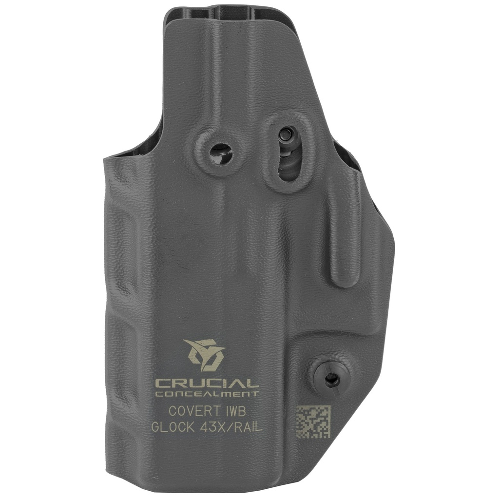 CRUCIAL IWB FOR GLOCK 43/43X AMBI BK