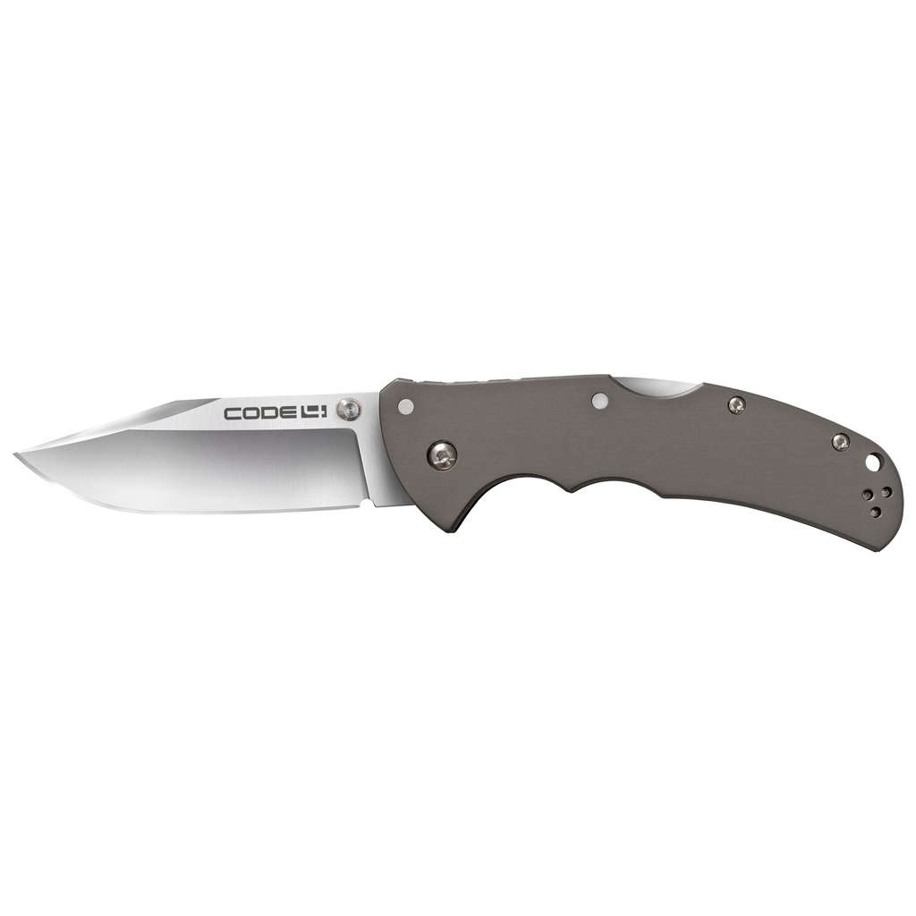 COLD STL CODE 4 CLIP PT PLAIN EDGE