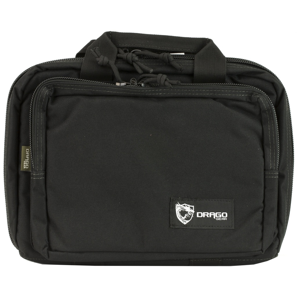 DRAGO GEAR DOUBLE PISTOL CASE BLK