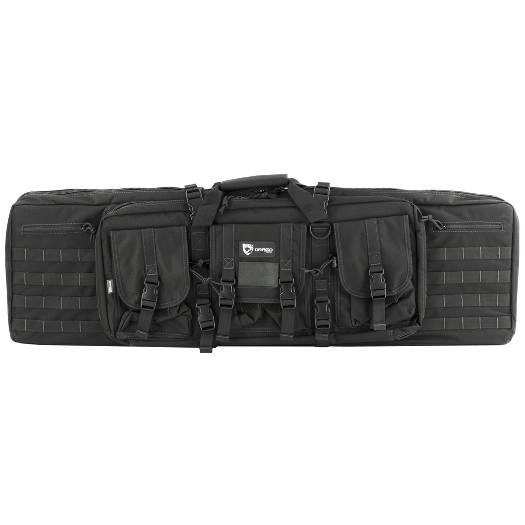 DRAGO GEAR 42" DOUBLE GUN CASE BLK