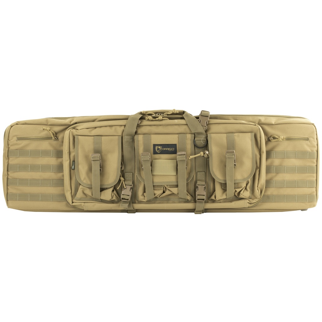 DRAGO GEAR 42" DOUBLE GUN CASE TAN