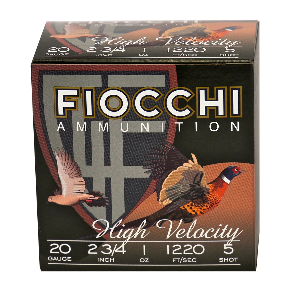 FIOCCHI 20GA #5 HV LEAD HUNT 25/250