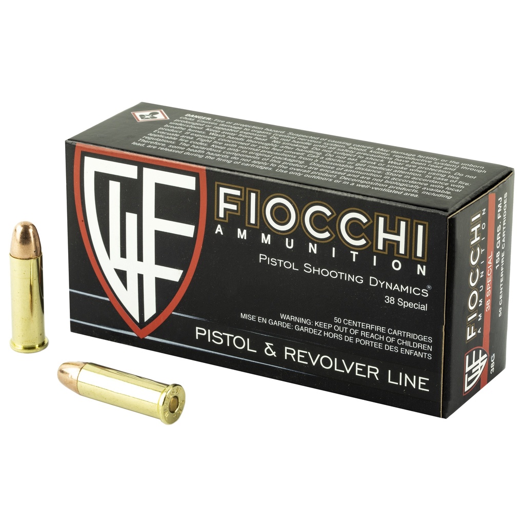 FIOCCHI 38SPL 158GR FMJ 50/1000