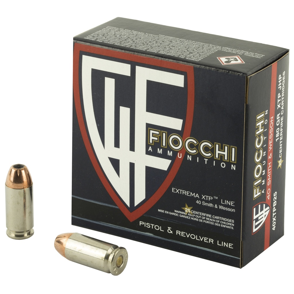 FIOCCHI 40SW 180GR XTP 25/500