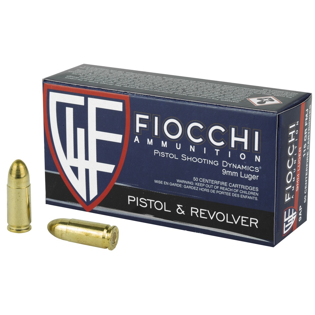 FIOCCHI 9MM 115GR FMJ 50/1000