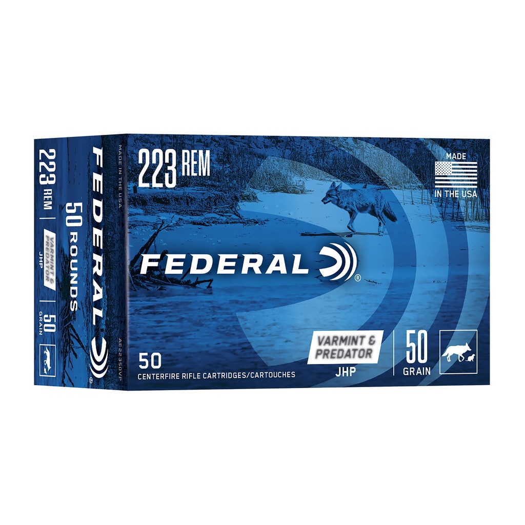 FED AM EAGLE V&P 223REM 50GR 50/250