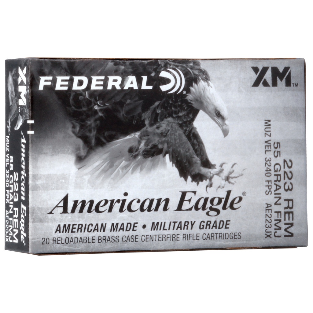 FED AM EGL 223 REM 55GR FMJ 20/500