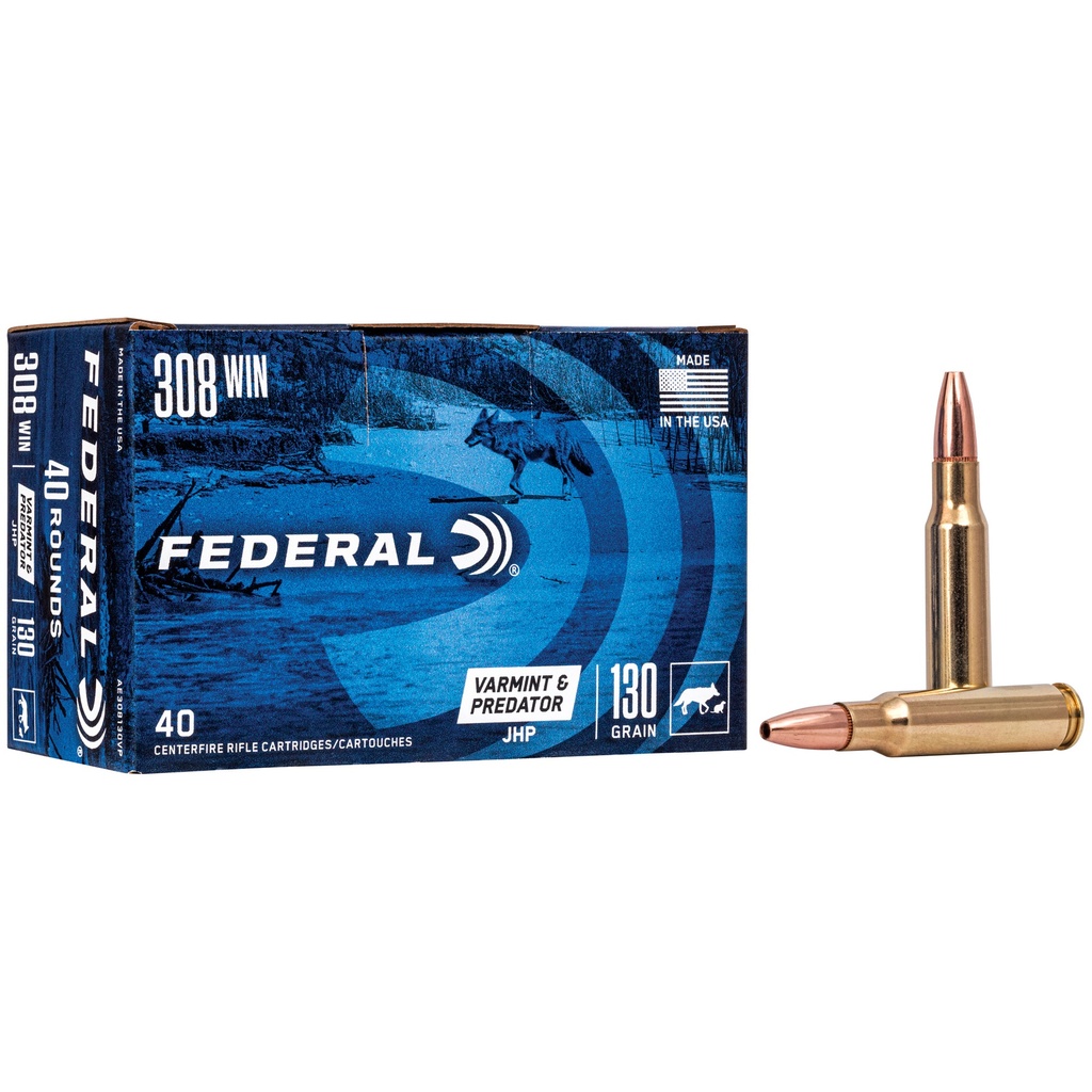 FED AM EAGLE V&P 308WIN 130GR 40/200