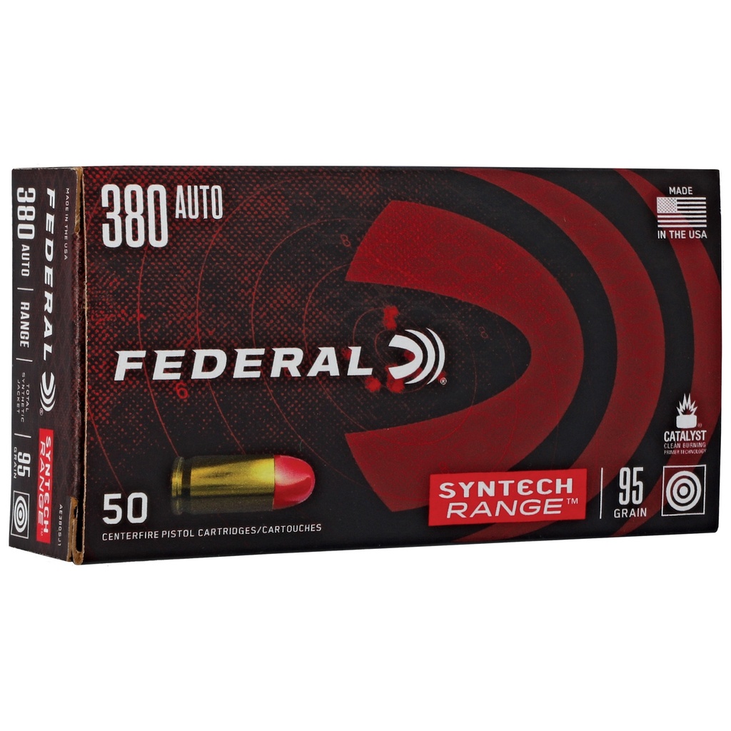 FED SYNTECH 380ACP 95GR TSJ 50/500