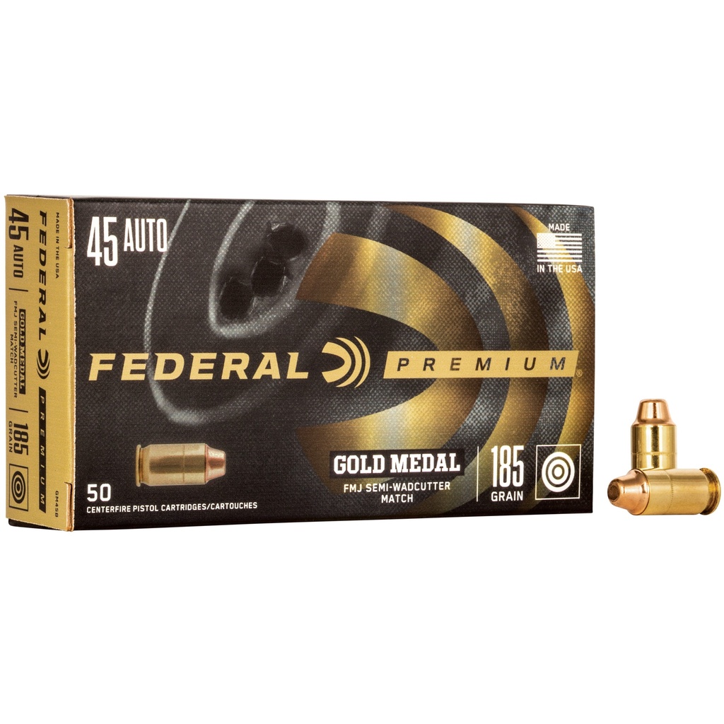 FED GOLD MDL 45ACP 185 FM/SW 50/1000