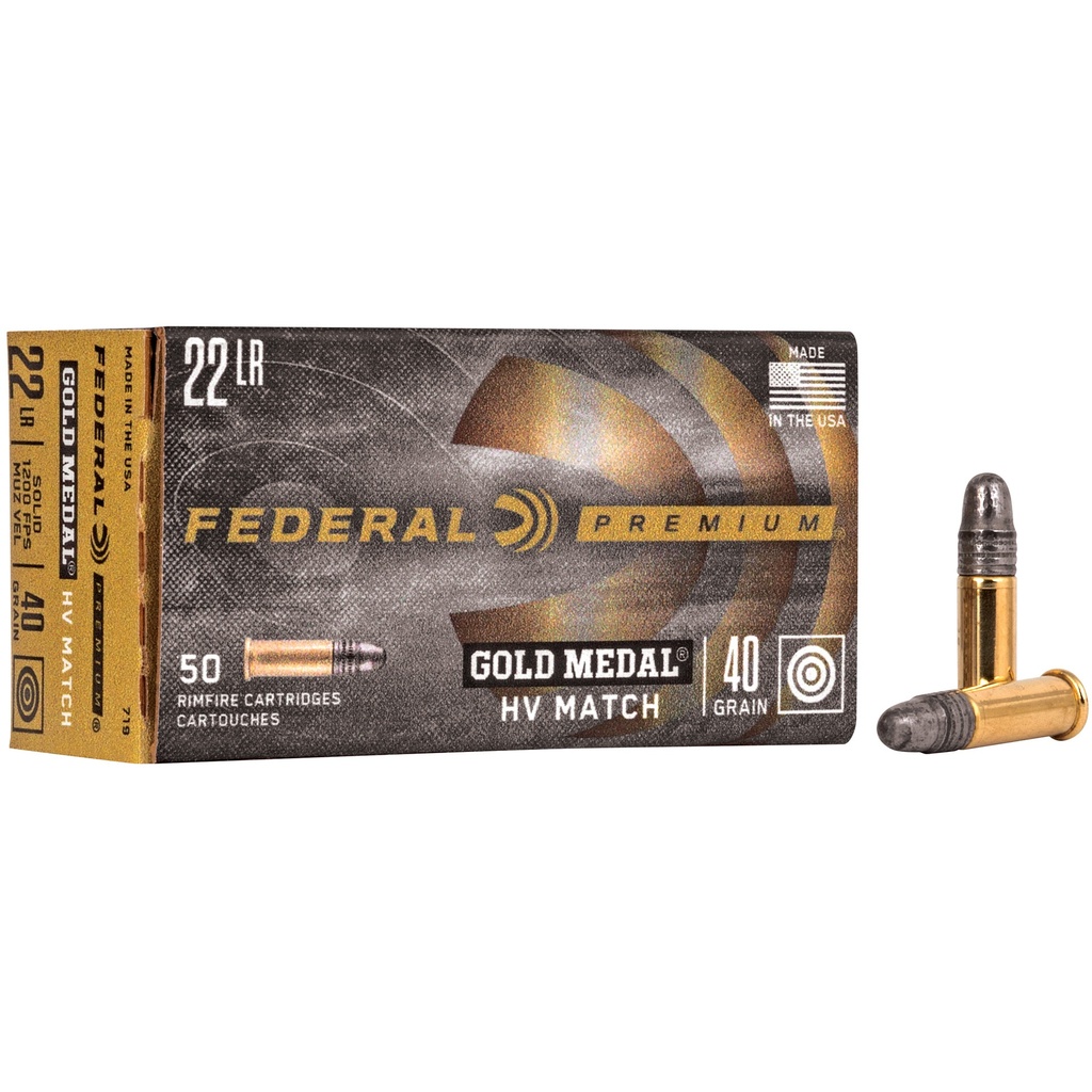 FED GOLD MDL 22LR 40GR SLD 50/5000