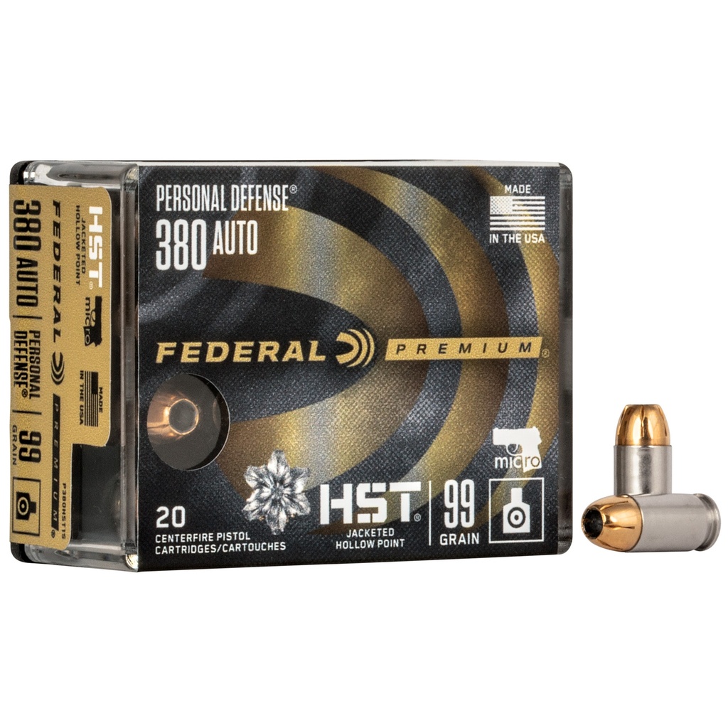 FED PRM HST 380ACP 99GR JHP 20/200