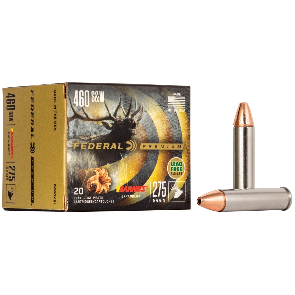 FED PRM 460S&W 275GR BRNS EXP 20/200