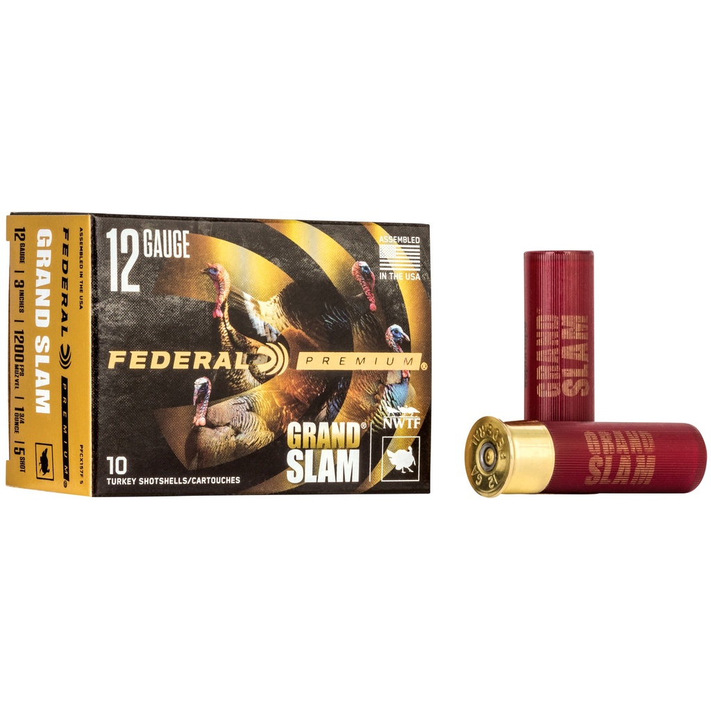 FED GRAND SLAM 12GA 3" #5 1.75OZ 10/