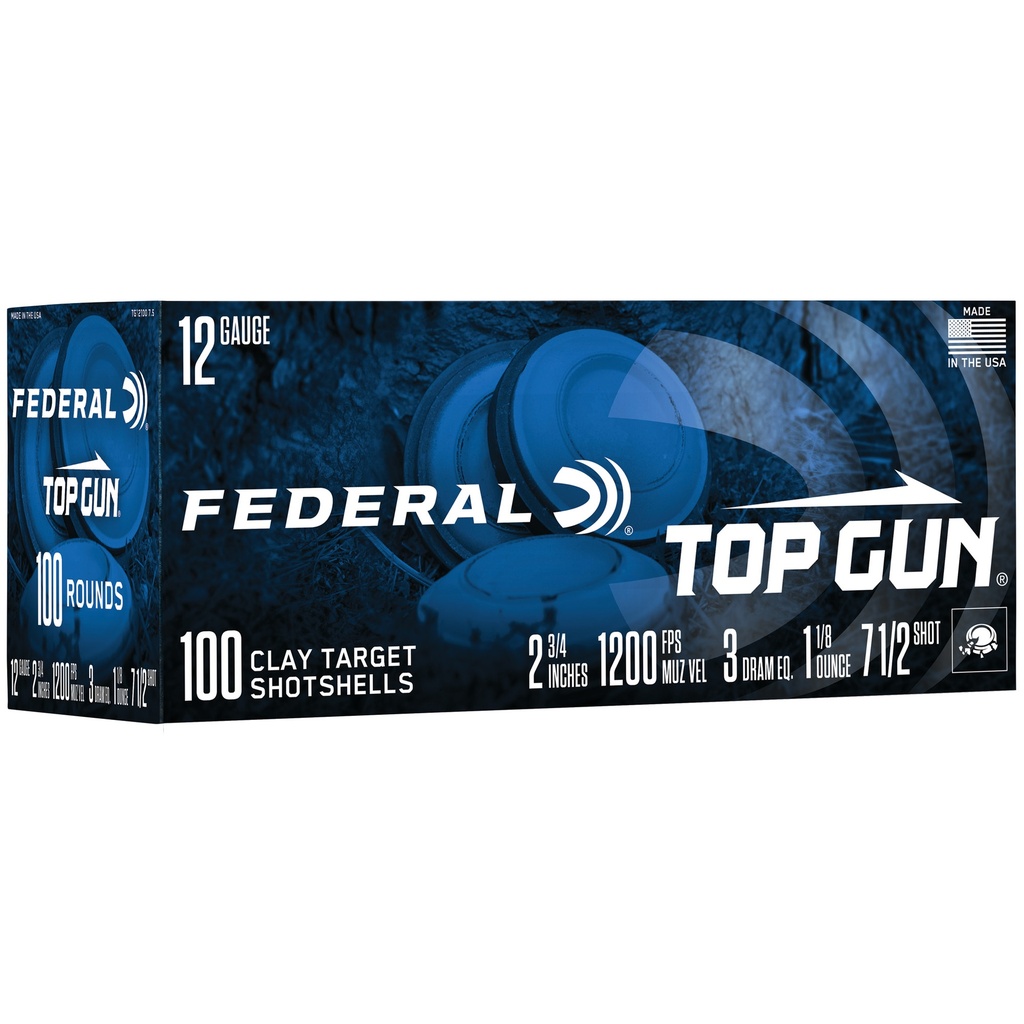 FED TOP GUN 12GA 2.75" #7.5 100/200