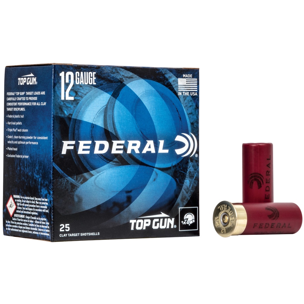 FED TOP GUN 12GA 2.75" #8 25/250