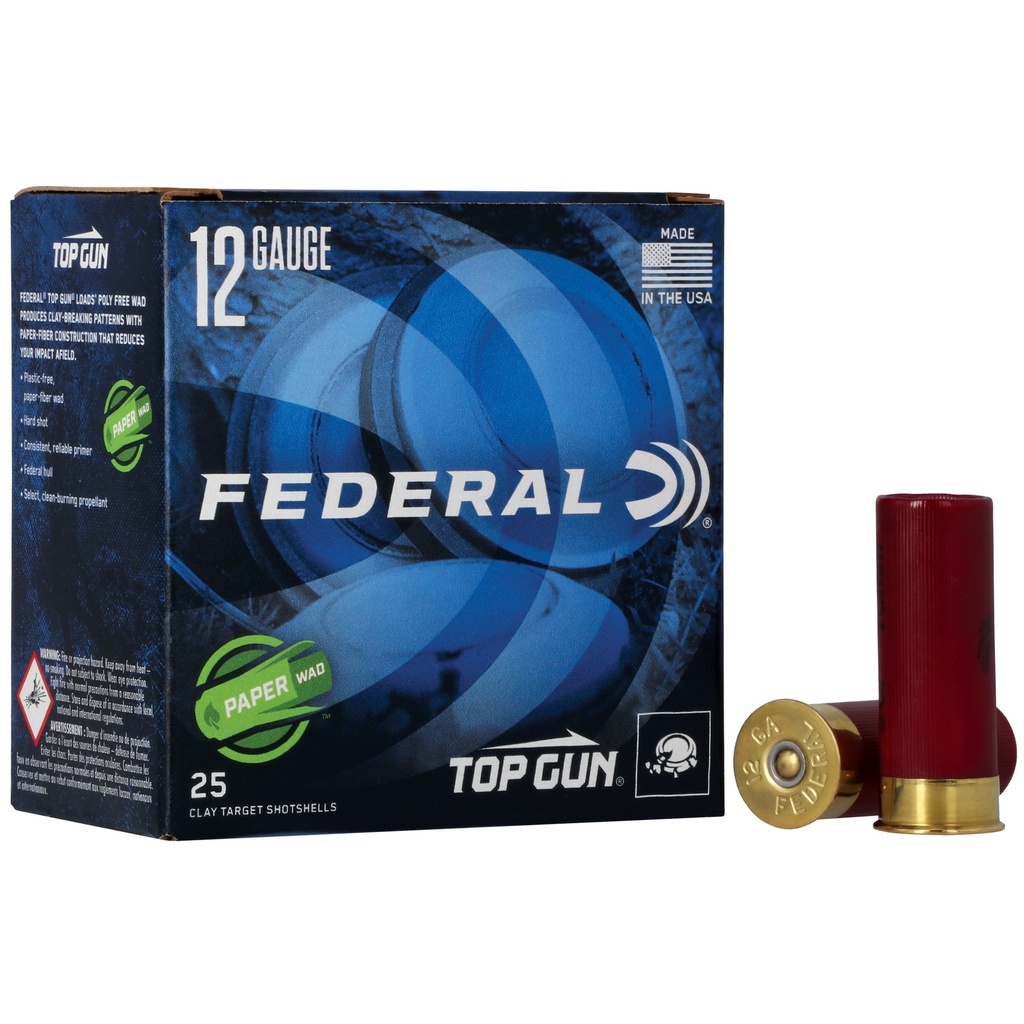 FED TOP GUN 12GA 2.75" #8 25/250